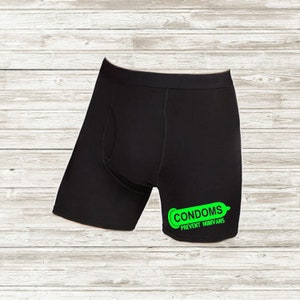 Men Boxer Briefs Condoms Prevent Minivans