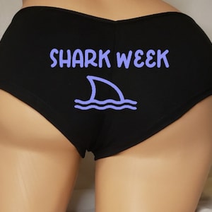 Shark Week Plus Size Boyshorts or Mid Rise Briefs