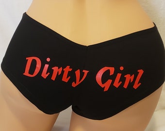 Shorty ou slip taille moyenne Dirty Girl