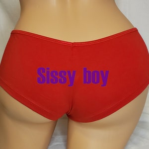 Sissy Boy Plus Size Boyshort or Mid Rise Brief image 3