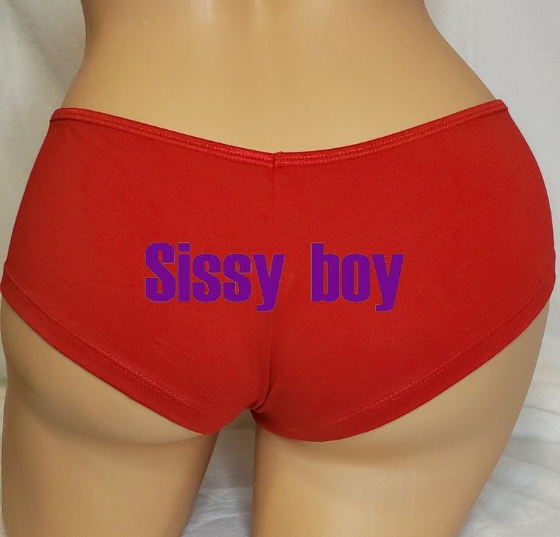 Sissy Boy Plus Size Boyshort or Mid Rise Brief image 3