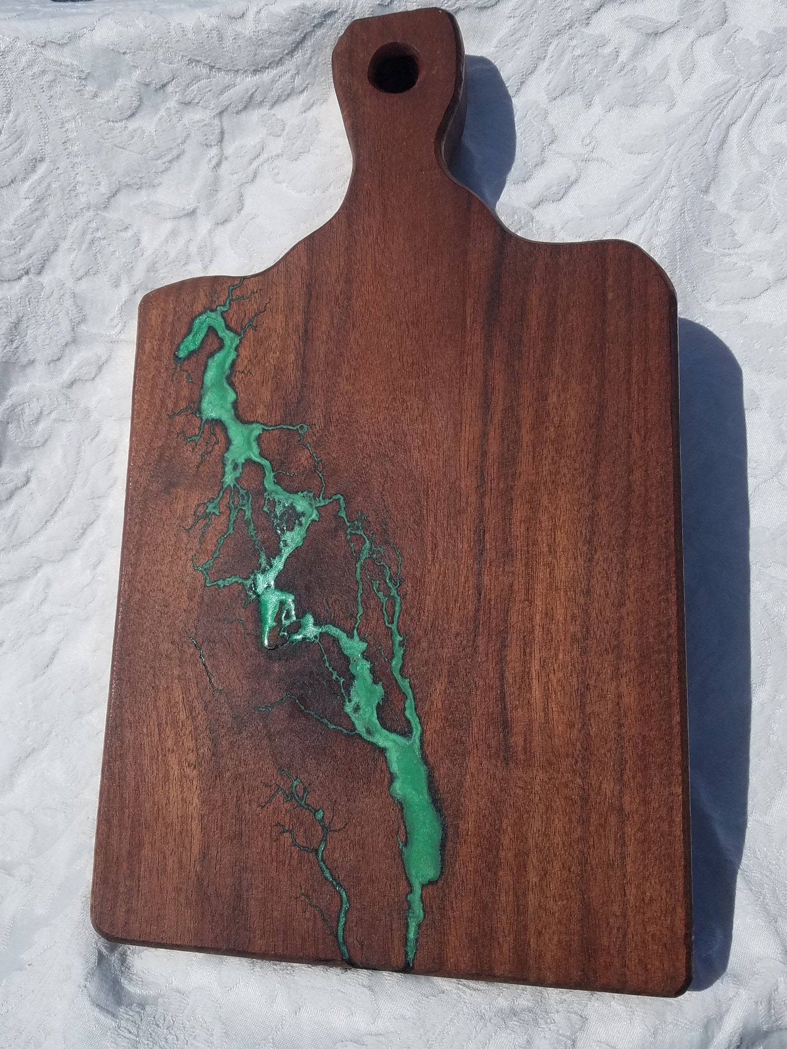 Fractal Wood Burning Cutting Board Etsy