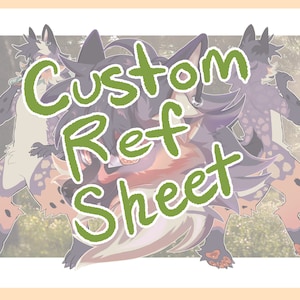 Custom Fursona Ref Sheet