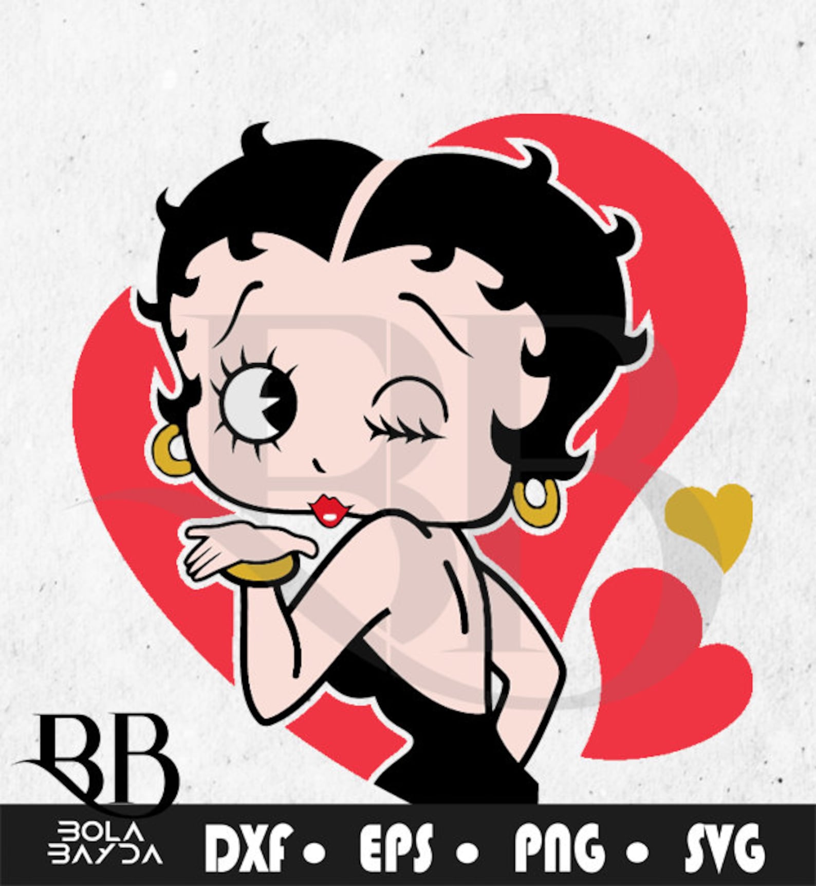 betty boop svg free