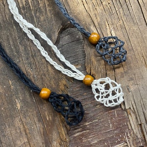 Handmade Interchangeable Crystal/Stone Holder Necklace
