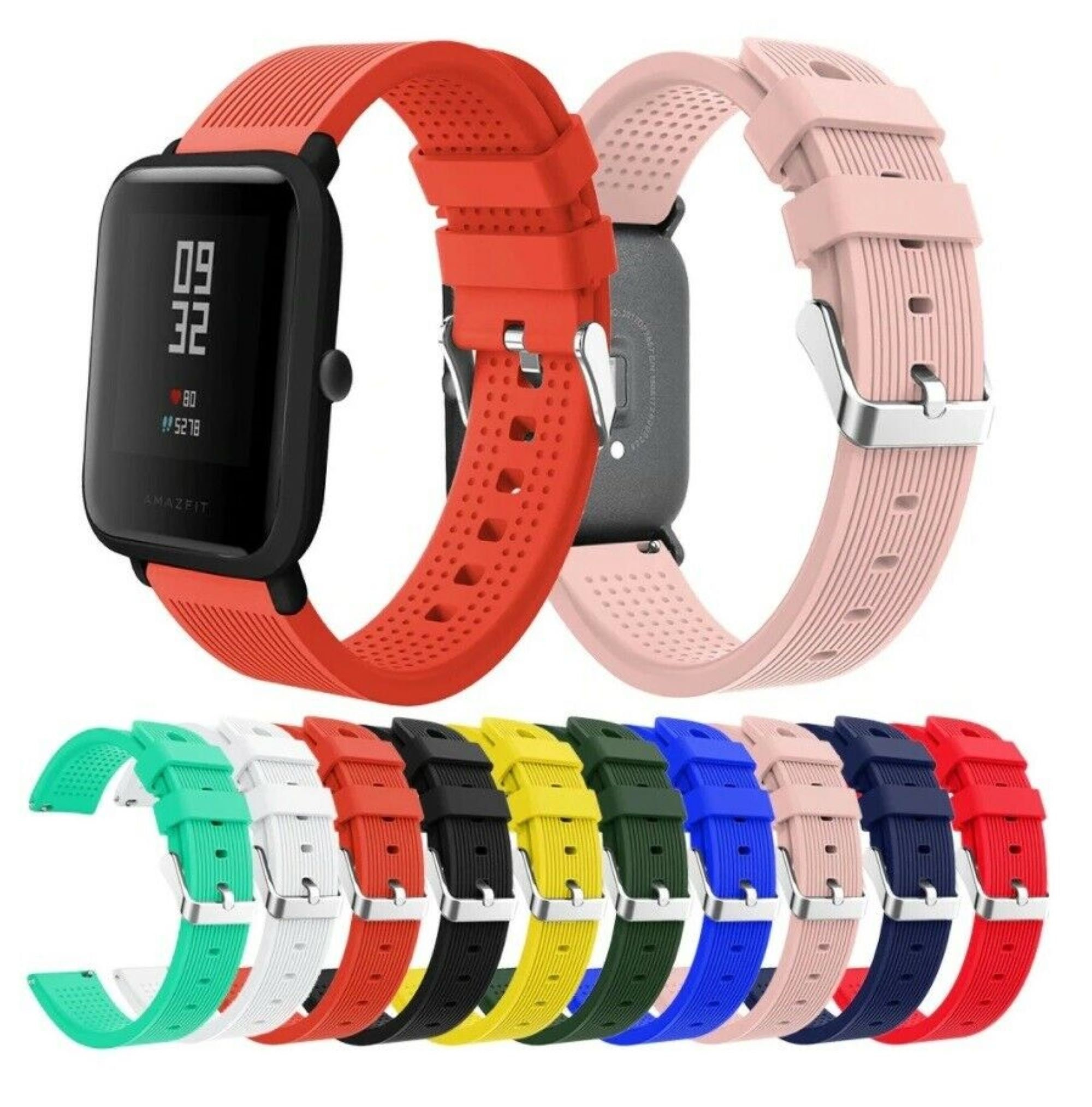 Scrunchie Band para Amazfit Gts 3/2/2e/gts2 Mini/gtr 3 Pro/gtr2/2e/strato  Solo Loop Pulsera Correa Amazfit Bip Strap 20mm 22mm