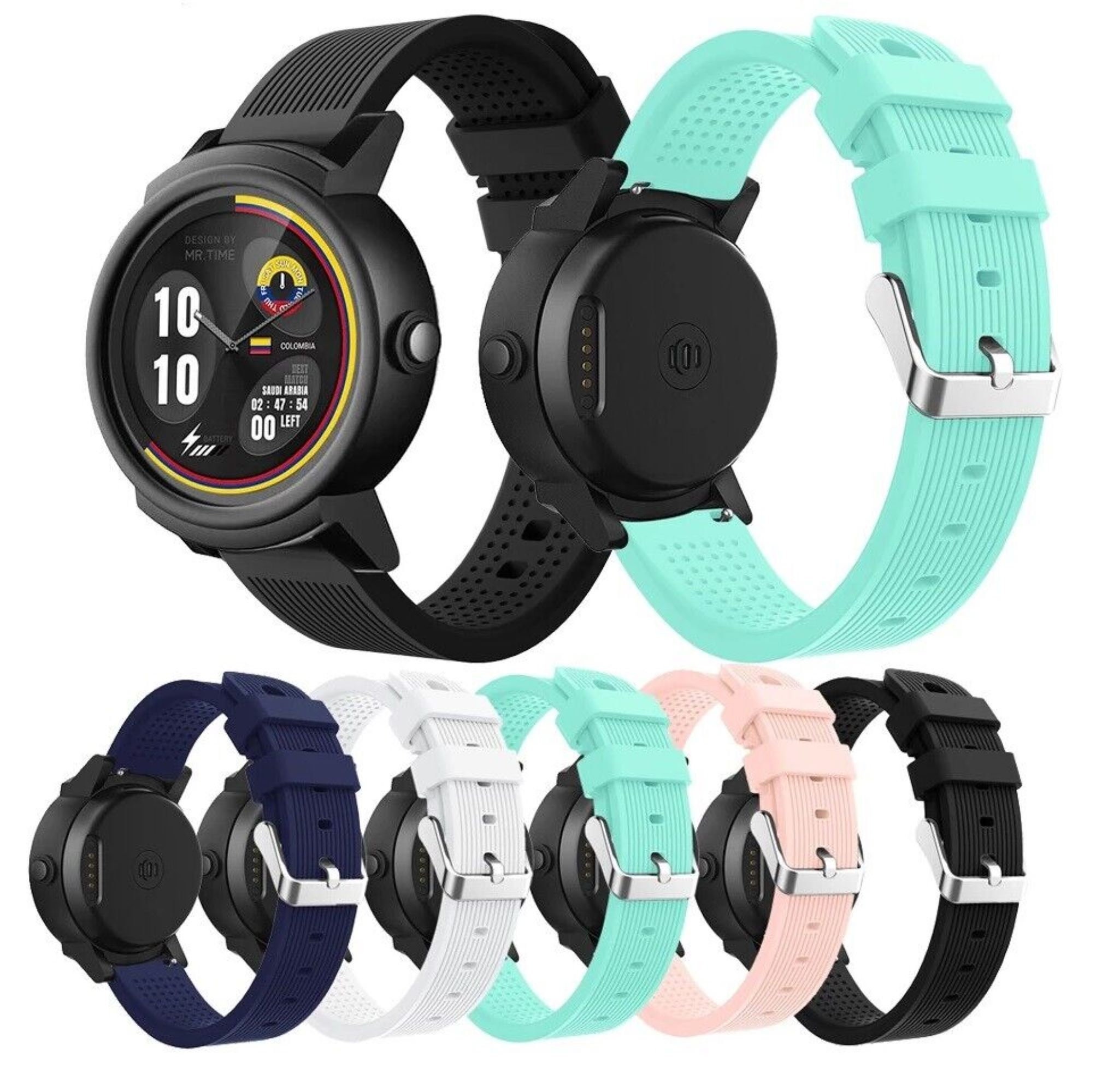 BRAIDED ELASTIC Watch Band Soft Nylon Strap Adjustable Sport Fitness Belt  for Samsung Apple Garmin Huawei Amazfit MK Fossil Ticwatch Timex.. 