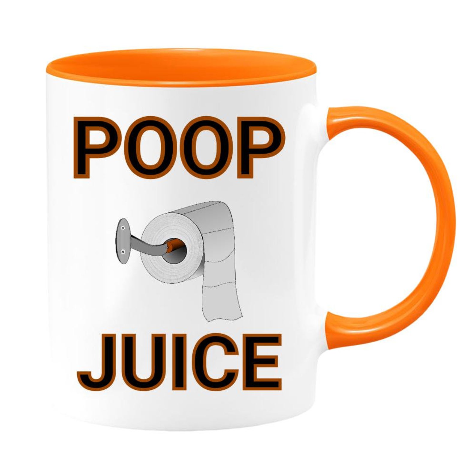 POOP JUICE is a funny and cute coffee mug for women and men. Etsy