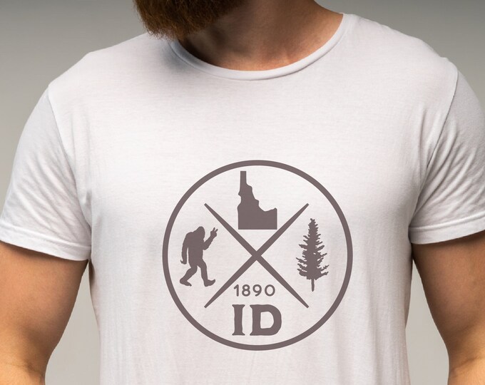 Idaho SVG, Sasquatch Gifts, Bigfoot Wall Art, Idaho Gifts