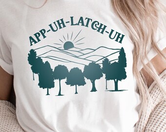 Appalachia Shirt PNG North Carolina Gifts Appalachian Keepsake Mountain Decal Appalachian Sublimation Print PNG North Carolina POD Designs