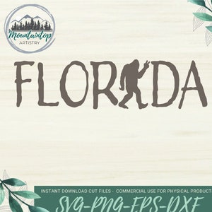 Florida Sasquatch SVG Florida Bigfoot Wandkunst Florida Geschenk Gone Squatchin PNG Lustige Florida SVG Sasquatch Bigfoot Geschenk Florida Shirt png