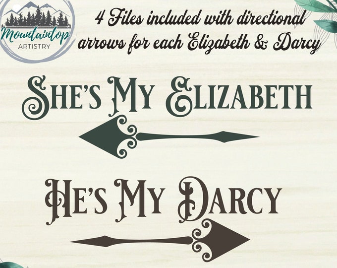 Pride and Prejudice Gift, Valentine's Day SVG, He's my gift SVG