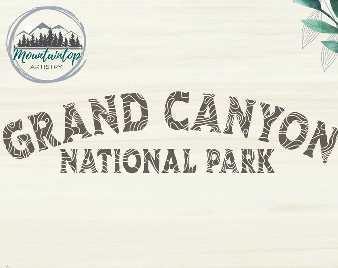 Grand Canyon National Park Gift Arizona Shirt PNG Grand Canyon National Park Laser File Arizona Keepsake Grand Canyon POD Designs Arizona