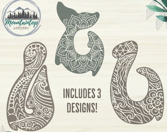 Collar de surfista SVG, Arte de pared de surfista, Regalos de surfista, Collar de surfista,