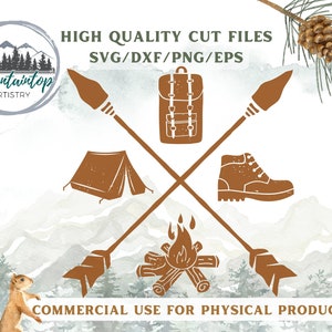 Einzigartige Wandergeschenke, Camping SVG, Wandern Auto Aufkleber, Wandern SVG