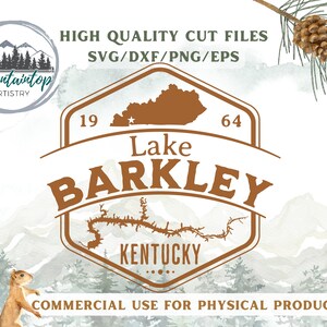 Lake Barkley Kentucky PNG Lake House Wall Art Kentucky Gift Lake Barkley Shirt SVG Kentucky Decor Lake House Gift Kentucky Badge Adventure