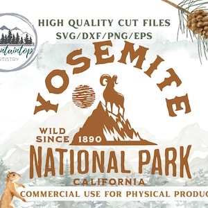 Arte de pared de Yosemite, regalo de Yosemite, arte de Yosemite, Parque Nacional de Yosemite