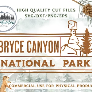 Bryce Canyon Nationalpark, Bryce Canyon SVG, Nationalpark Geschenke