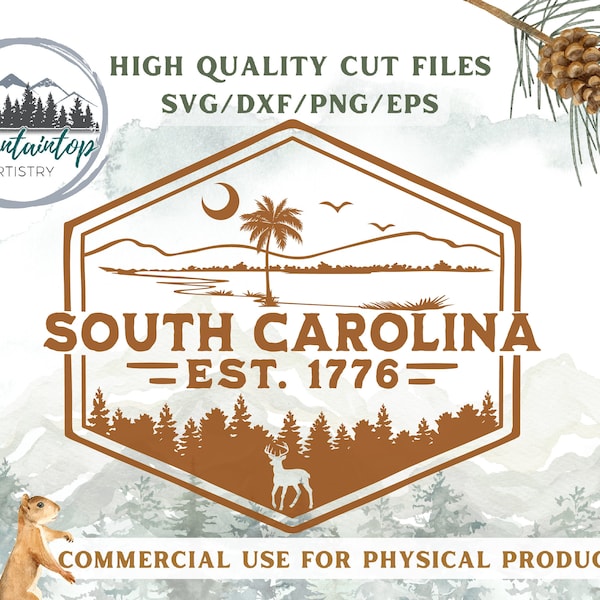 South Carolina SVG Beach House Decor South Carolina Gift Marsh PNG South Carolina Shirt SVG Ocean Wall Art South Carolina Housewarming Gift