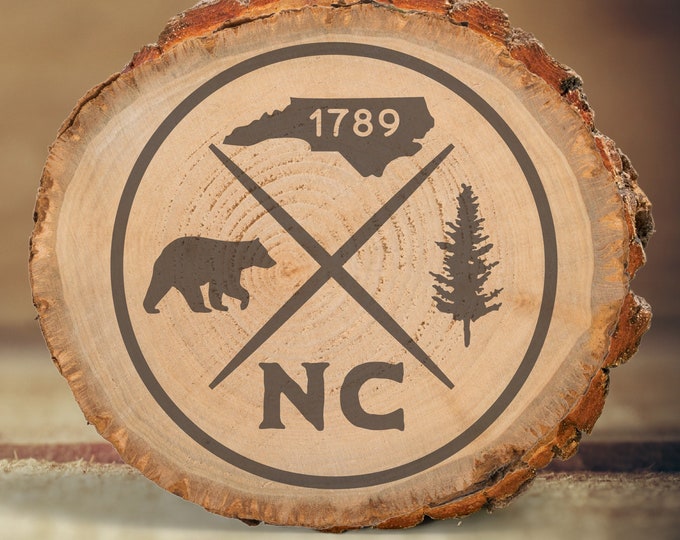 North Carolina Wall Art Mountain SVG Adventure Decor North Carolina Shirt PNG Black Bear Decal Hat Patch North Carolina POD Designs Bear