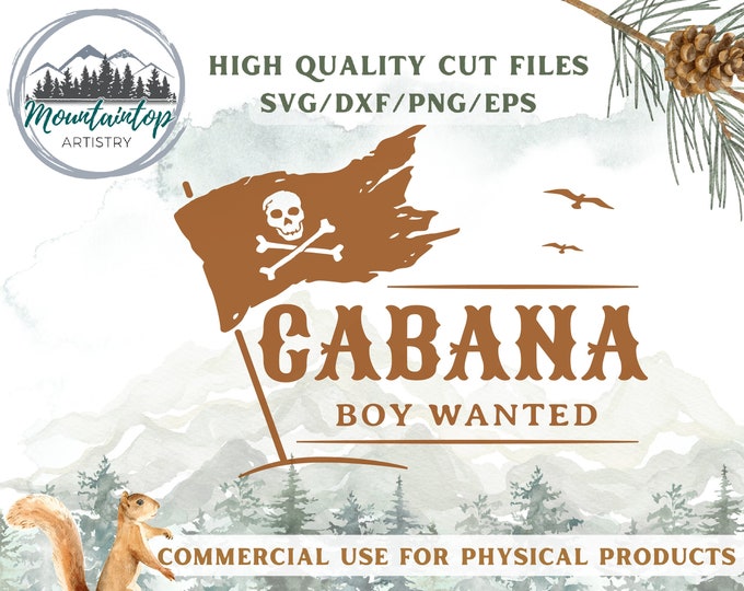 Cabana Boy Wanted Shirt PNG Mermaid Vibes Decor Beach Life Wall Art Cabana Boy Gift Mermaid Soul Shirt Beach Gift Living Salty POD Designs