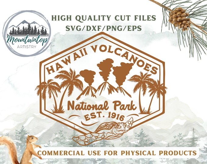 Hawaii Volcanoes National Park, Hawaii Art, Hawaii Decals, Sea Turtle Gifts