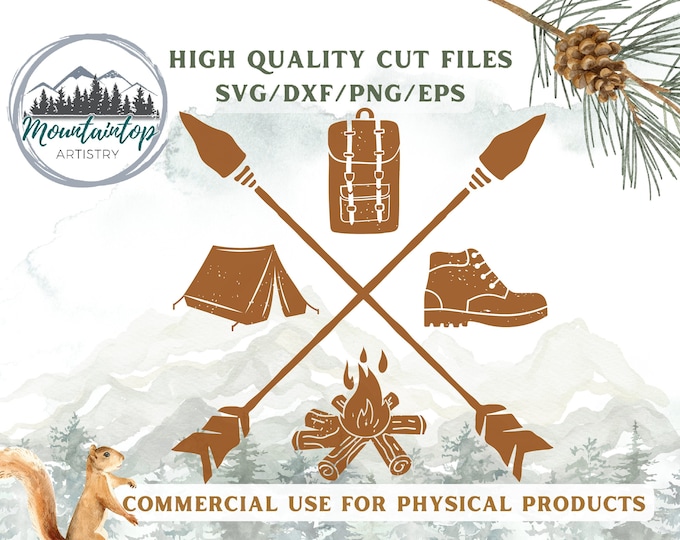 Unique Hiking Gifts, Camping SVG, Hiking Car Decal, Hiking SVG