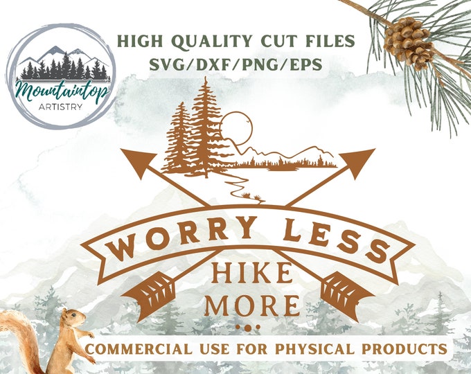 Unique Hiking Gift For Campers PNG Forest Wall Art Hike More Shirt PNG Hiking Car Decal Mountain Decor Hiking POD Designs Forest Gift Hikers