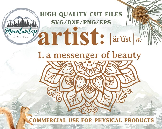 Artist Gift Definition Wall Art Artist Decor Boho Printable Artist Shirt PNG Wordsmith Gift For Artists Studio Decor Artist POD Designs Arts