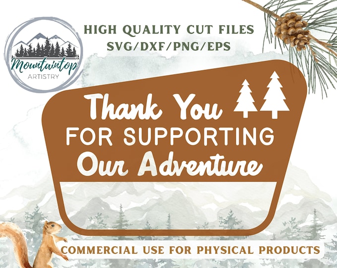 Wedding Adventure Sign Thank You For Supporting Sign Forest Wedding Wall Art Woodland Thank You For Your Support Sign Adventure Wedding Sign