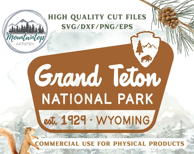 Grand Teton National Park Printable Wyoming Gift Grand Teton Shirt PNG Wyoming Keepsake Bison Wall Art Grand Teton POD Designs Wyoming Gifts
