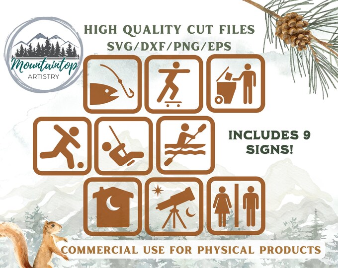 National Park Signs, National Forest Signs, National Park Decor