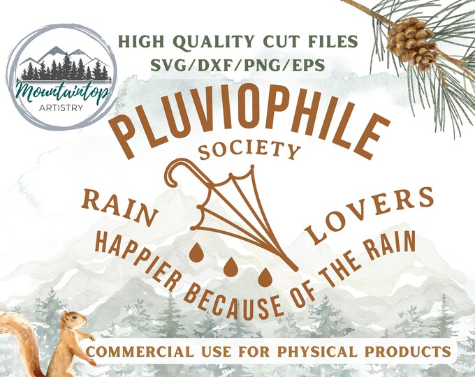 Rain Lover Gift Pluviophile Society Shirt PNG Pluviophile Definition Wall Art Rainy Day Decor Dark Academia Gift Pluviophile Printable Rain