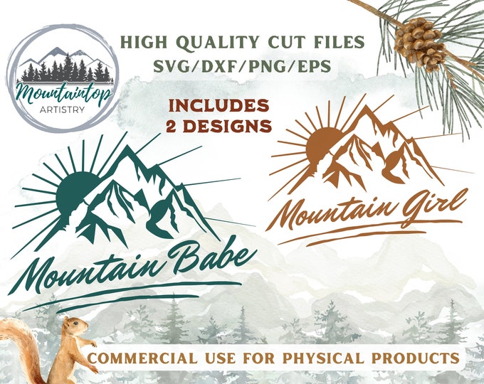 Mountain SVG, Mountain Bachelorette, Unique Hiking Gifts, Mountains SVG