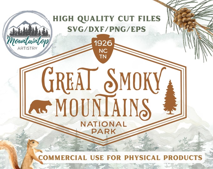 Great Smoky Mountains National Park, Smoky Mountains SVG, Smoky Mountains