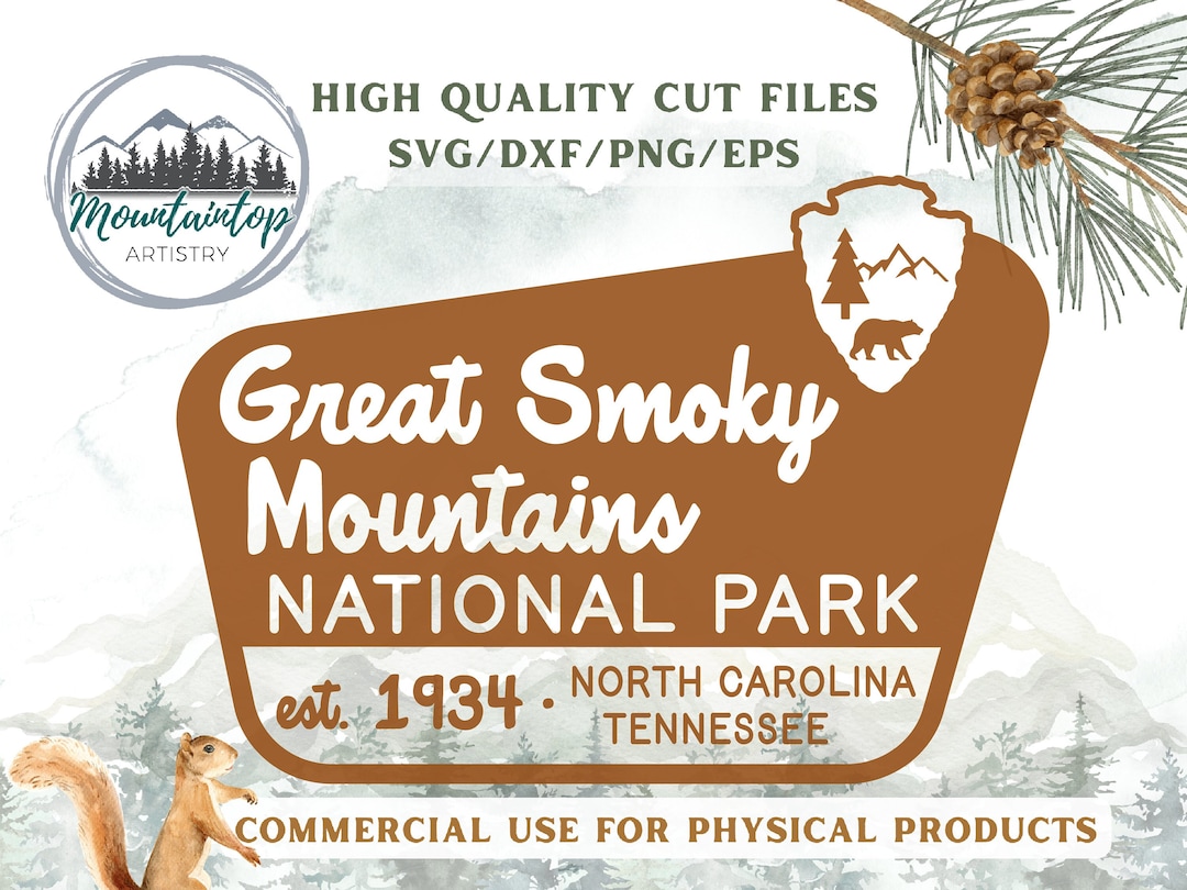 Great Smoky Mountains National Park Gift Great Smoky