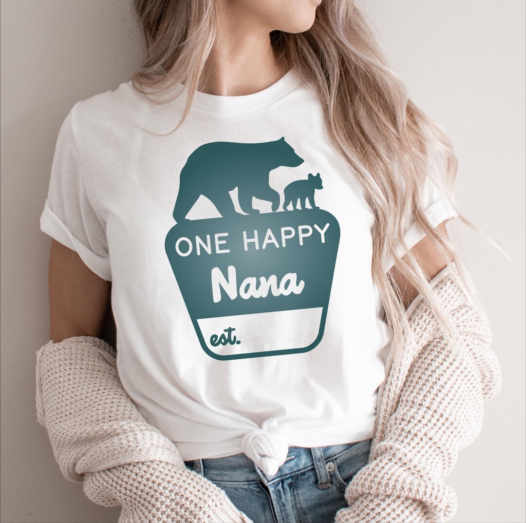 One Happy Nana National Park Sign Bear Baby Shower Woodland