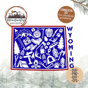 Cadeau de l'État du Wyoming, pendaison de crémaillère, décoration murale du Wyoming pour les nouveaux propriétaires