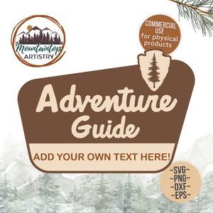 Tema del Parque Nacional Signo personalizable Decoración del Bosque Nacional Guía de Aventura Camping Fiesta de Cumpleaños Un Feliz Camper Vivero Naturaleza Aula