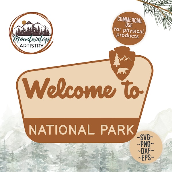 Customizable National Park Sign Woodland Baby Shower Nature Theme Camping Birthday Forest Wall Art National Park Decor One Happy Camper Gift