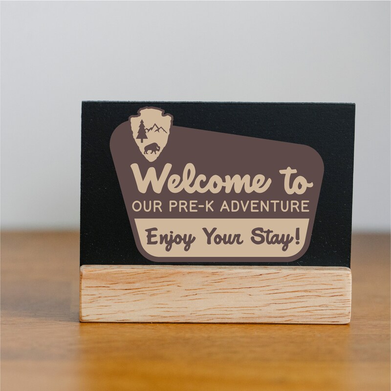 Oper Sign Pre K Welcome to Pre K Sign - Etsy