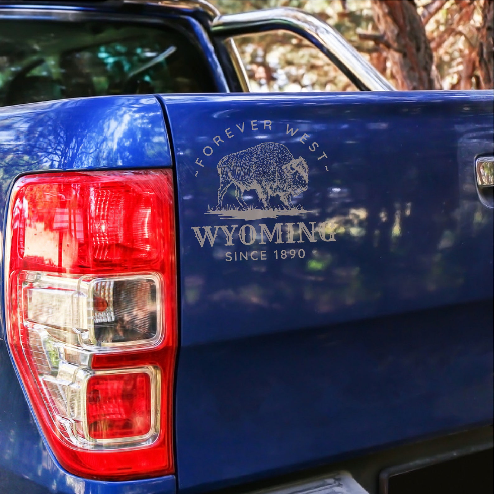 Wyoming SVG Bison Buffalo Wyoming Gift Ideas Forever West Etsy