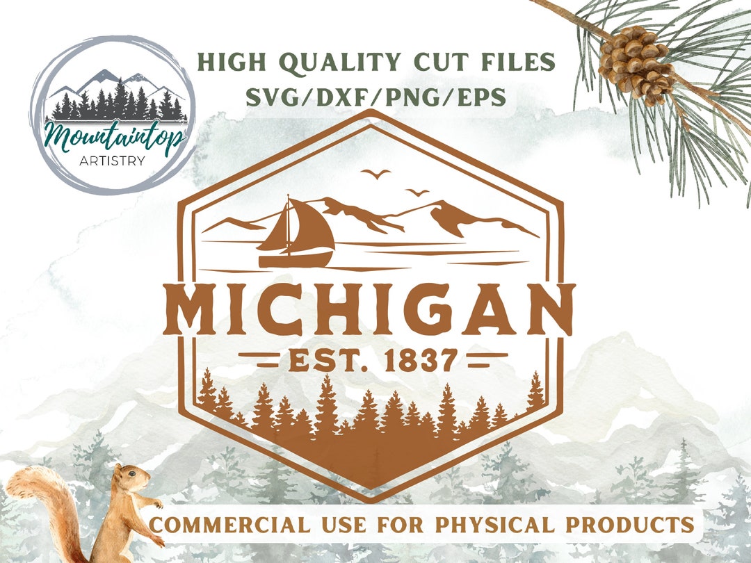 Michigan Shirt PNG Lake House Decor Michigan Gift Lake Life Decal ...