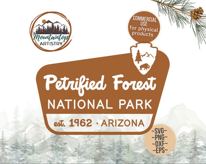 Petrified Forest National Park Shirt PNG Arizona Gifts For Hikers Petrified Forest Gift Arizona Printable Petrified Forest SVG Arizona POD