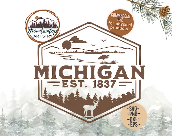 Michigan Shirt PNG Lake House Decor Michigan Gift Lake Life Decal Michigan Sublimation Design Commercial Use Michigan POD Designs Lake Life