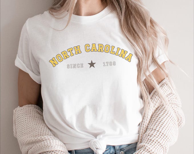 North Carolina Shirt PNG North Carolina Gift Beach House Decor North Carolina SVG Appalachian Mountains Decal North Carolina POD Designs