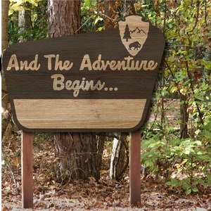 National Park Gift Adventure Wedding Sign National Park Wedding Gift ...