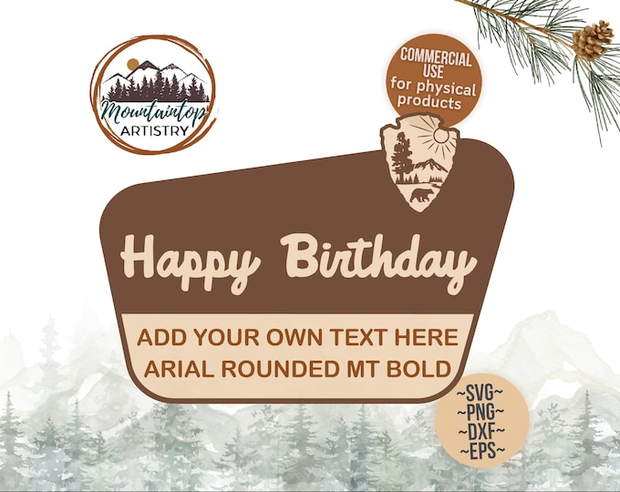 National Park Sign Woodland Birthday Party Adventure Customizable Birthday Sign Forest Theme Decor Nature Wall Art National Park Adventure