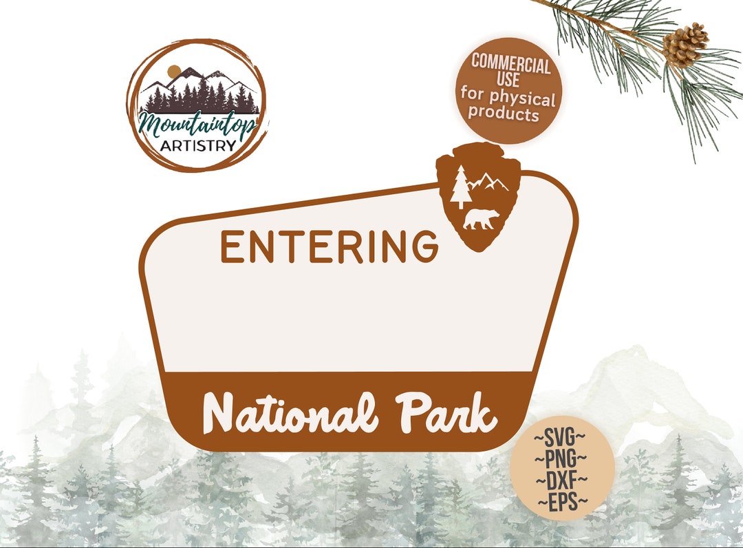 Customizable National Park Sign Editable Nursery Sign Woodland Baby Shower Forest Wedding Decor ...