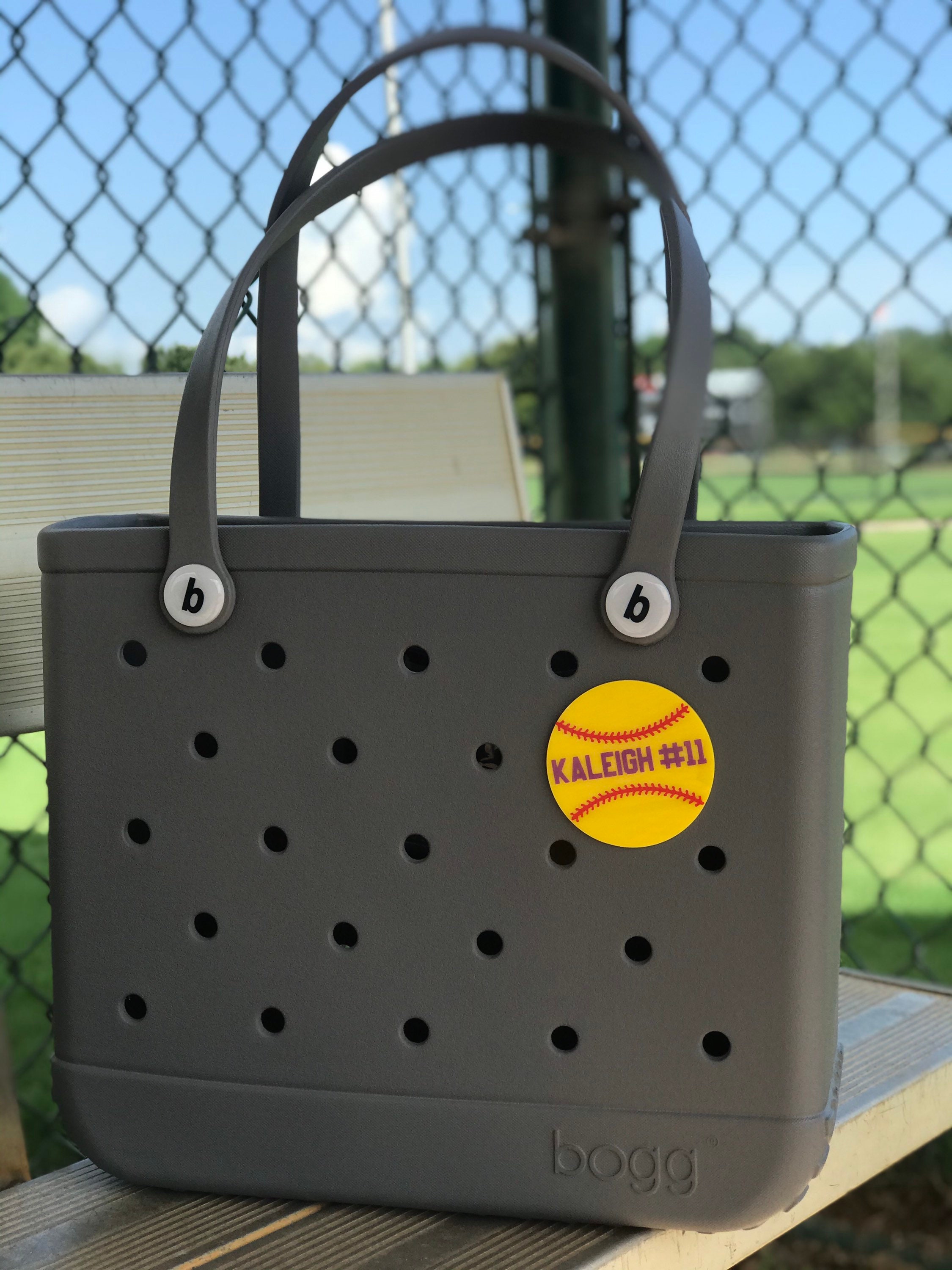 BOGG Bag Charm BOGG Bag Bits Water Proof Softball BOGG Etsy